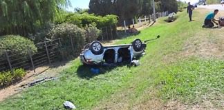 Gualeguay: Una mujer volcó en Ruta 11, más tarde falleció en el hospital