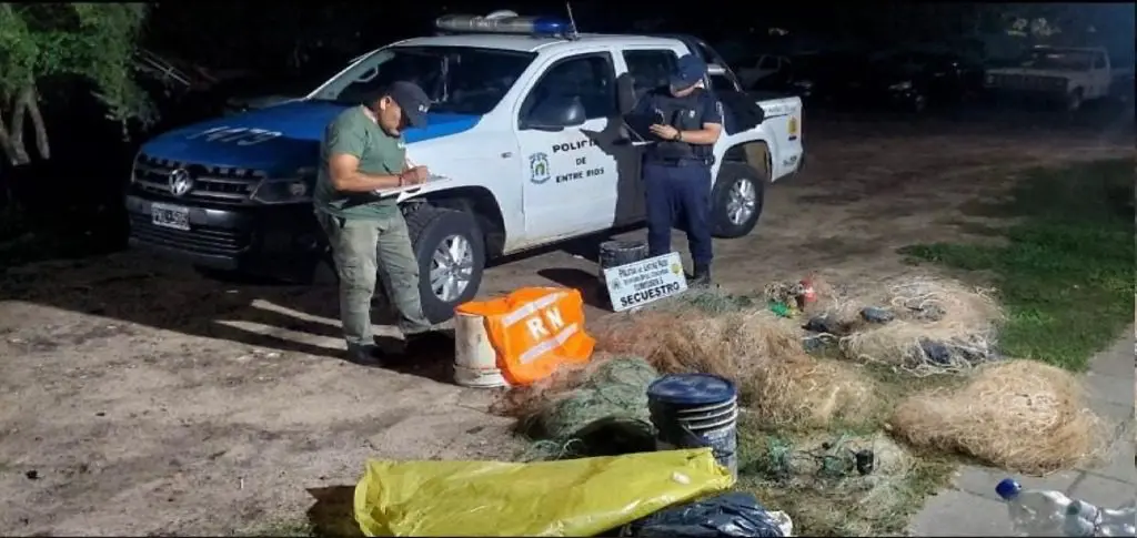 En Concordia se secuestraron más de 1.500 metros de trasmallos prohibidos para la pesca