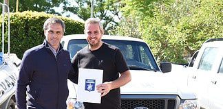 La Municipalidad de Colón recibió otro vehículo gestionado ante la Aduana de Gualeguaychú