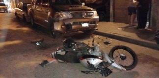 Concordia: Evadió un control policial y termino chocando un vehículo