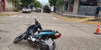 Federación: Accidente entre un camión y una moto con un lesionado