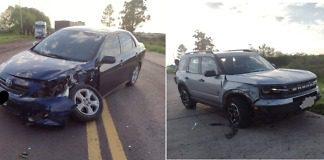 Federación: Accidente vial en ruta 127