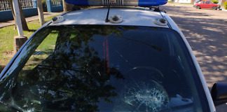 Robo en un domicilio, golpeo a un policía, familiares agredieron con piedras a los uniformados