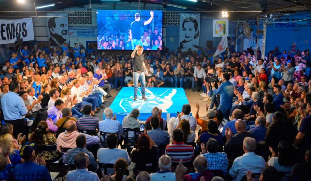 Multitudinario acto peronista en concordia, con dirigentes y militantes de toda la provincia