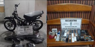 Colón: Recuperaron una moto robada en Concepción del Uruguay