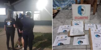 Allanamientos por Narcomenudeo en Departamento Diamante