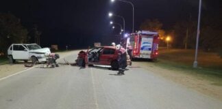 Villa Elisa: Choque en Ruta 130