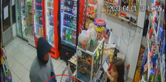 Robo en un comercio de la ciudad de San José, todo quedo registrado