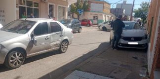 Choque en pleno centro, pudo ser una tragedia