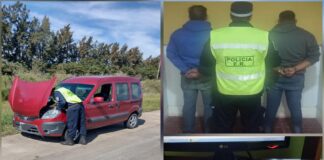 Puesto caminero Bella Vista: Secuestro de un vehículo y dos detenidos