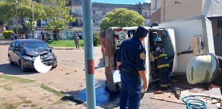Violento choque en la ciudad de concordia, termino con una persona fallecida