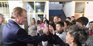 Bordet invierte 1200 millones de pesos en la construcción de jardines, talleres y aulas escolares