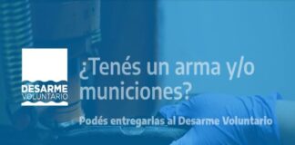 En Concepción del Uruguay se desarrollará un operativo de desarme voluntario