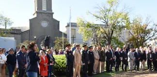 Se concretaron los actos por el Pronunciamiento de Urquiza, la Sanción de la Constitución y el Día del Trabajador