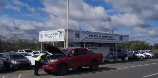 Brazo Largo: Intentaba ingresar a la provincia en un vehículo trucho