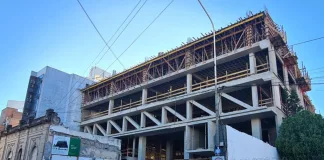 Avanza la obra del anexo de Tribunales en Paraná