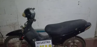 Personal policial recupero una moto robada en la ciudad de Colón