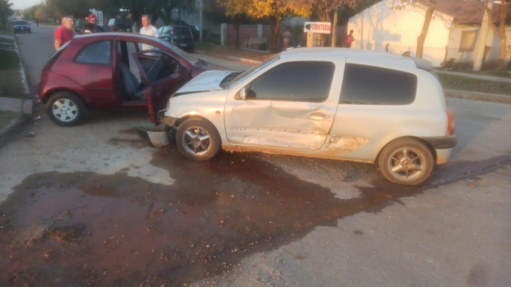 Choque, con una persona hospitalizada