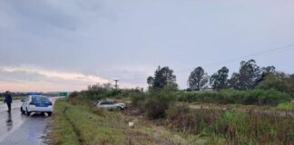 Despiste en la tarde hoy en la Autovía general Artigas