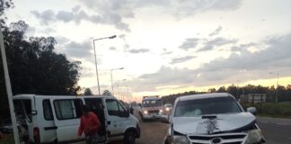 Accidente de tránsito en la Autovía Artigas, seis personas y un bebé de 20 días fueron hospitalizados