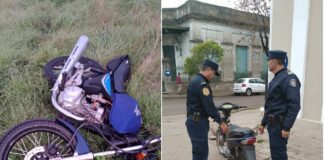Recuperan dos motos robadas y secuestran otra en un accidente por ser robada