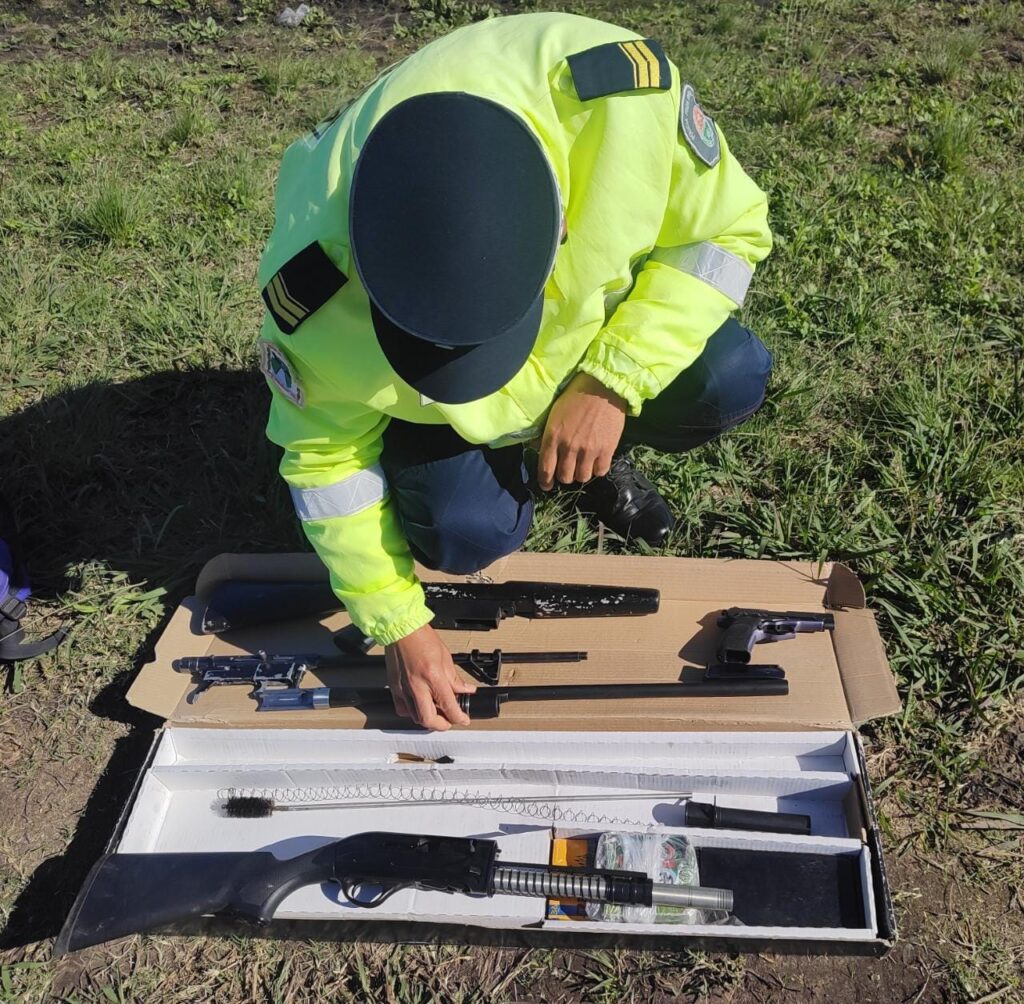 Secuestran armas por infracción a la ley de caza