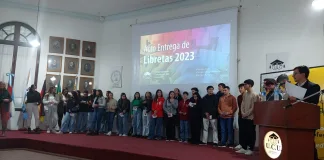 Se entregaron las libretas a estudiantes de la Universidad de Concepción del Uruguay