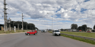 Triple choque en la Autovía Artigas