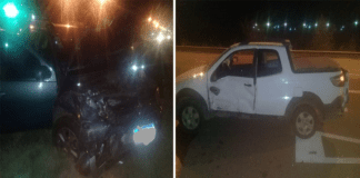 Accidente de tránsito en la rotonda de ingreso a Chajarí