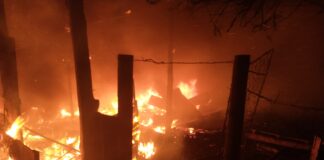 Se incendio una vivienda