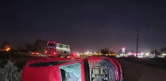 Un colectivo y un auto colisionaron en la Autovía Artigas