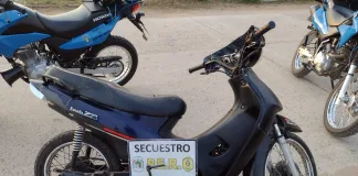 Personal motorizado recuperó una moto robada este año