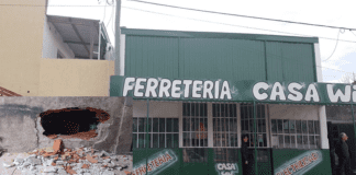 Hicieron un boquete para robar una importante suma de dinero en un comercio