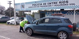 Secuestro de vehículos en rutas Entrerrianas y control de alcoholemia