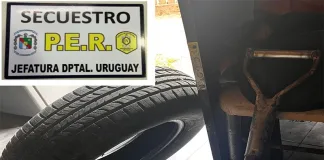 Procedimiento policial por el robo de herramientas en una casa