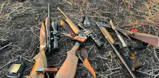 La policía rural secuestró tres armas de fuego en Colonia el Potrero