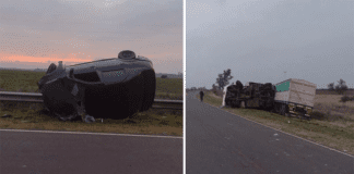 Una persona perdió la vida en ruta 11 al colisionar con un camión