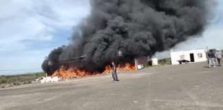 San Salvador: Se incendió una Planta de Reciclado Privada