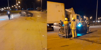 Colón: Accidente en el km 156 de la Autovía