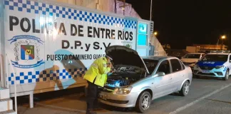 Gualeguaychú: Secuestran un vehículo sobre la Autovía Artigas