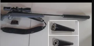 Secuestran un silenciador de uso ilegal en un arma de fuego