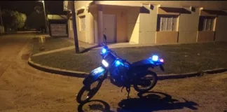 Personal policial logró recuperar rápidamente una motocicleta sustraída