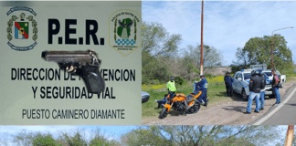 Evadió un control policial y llevaba un arma de fuego al Motoencuentro de Diamante