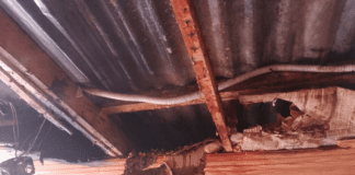 Principio de incendio en una vivienda