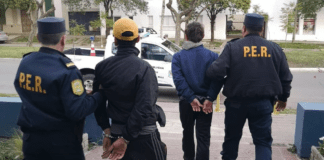 Basavilbaso – Dos sujetos detenidos luego de robar en el Club Atlético Ramsar y un consultorio