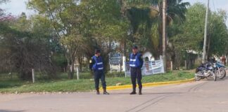 Concepción del Uruguay: Una mujer en terapia al ser embestida por una moto