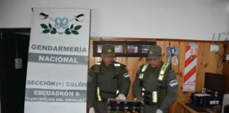 Procedimiento de Gendarmería en Ruta 14 con encomienda vigilada