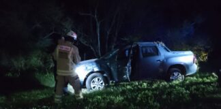 RN12 Conductor perdió el control de su vehículo y termino despistando