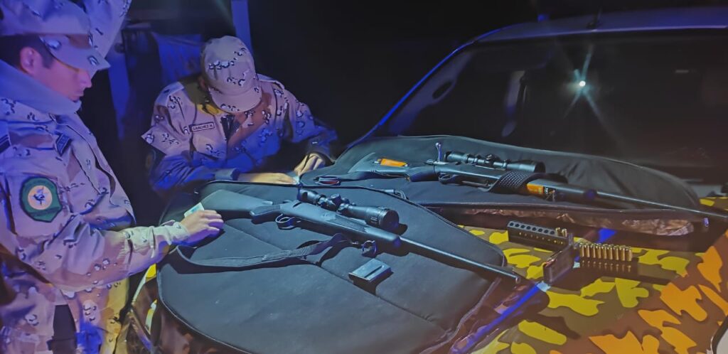 Zona Rural Gualeguaychú – Secuestran dos fusiles con miras telescópicas y cartuchería