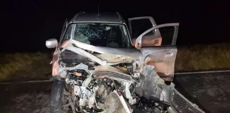 Ocho hospitalizados tras choque de cuatro vehículos en el puente Victoria-Rosario